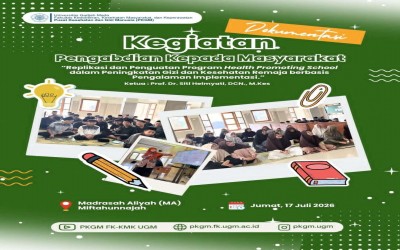UGM Edukasi tentang Pola Hidup Sehat di MA Miftahunnajah Sleman
